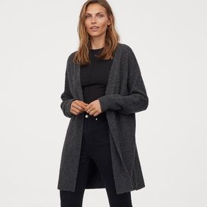 H&M Grey Long Cardigan